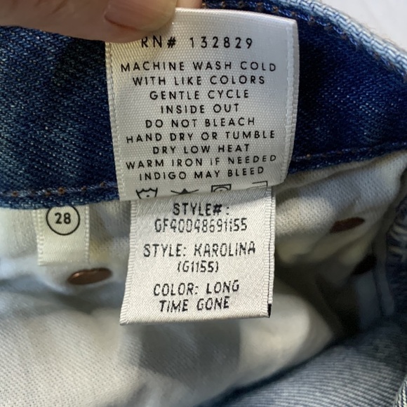 GRLFRND Karolina High Rise Jeans in Long Time Gone Wash‎ - Picture 4 of 6